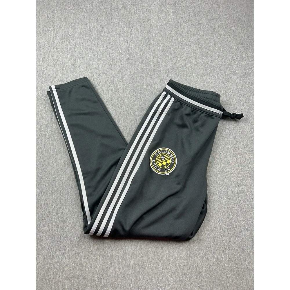 Adidas Columbus Crew SC Pants‎ Mens Medium Climacool MLS Ankle Zip Soccer Gray